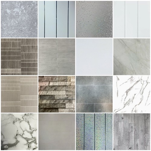 Grey bathroom cladding 8mm - cladding,