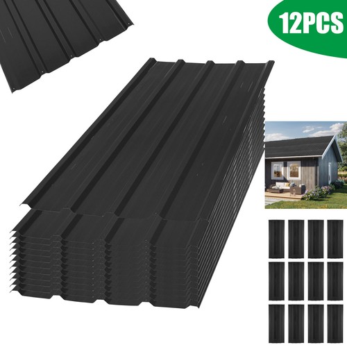 12x black metal - black,