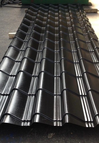 Tile effect roofing sheets - effect,
