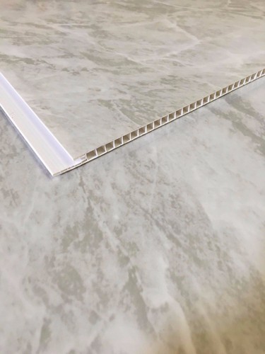 Grey marble pvc bathroom - 10,